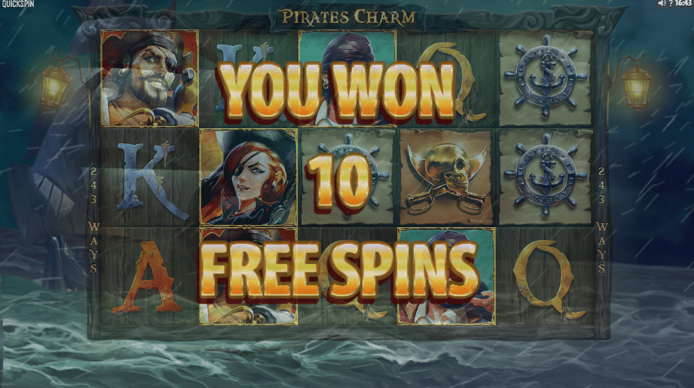 Pirates Charm Slot Free Spins