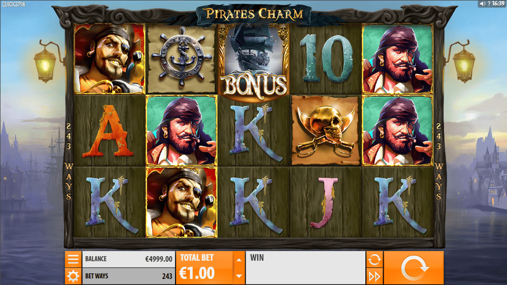 Pirates Charm Online Slot Interface