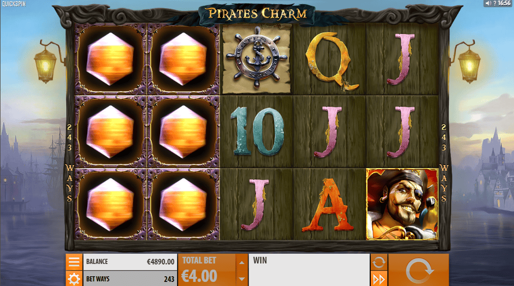 Mystery Charm Symbols at Pirates Charm Online Slot